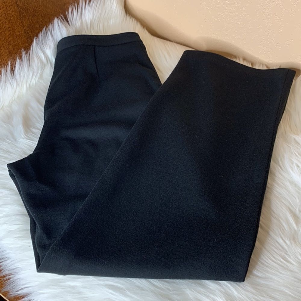 Ann Taylor Petites Black Wool Blend Dress Pants Size 4P